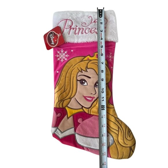 New Disney Princess Aurora Sleeping Beauty 16" Embroidered Christmas Stocking - Picture 10 of 10